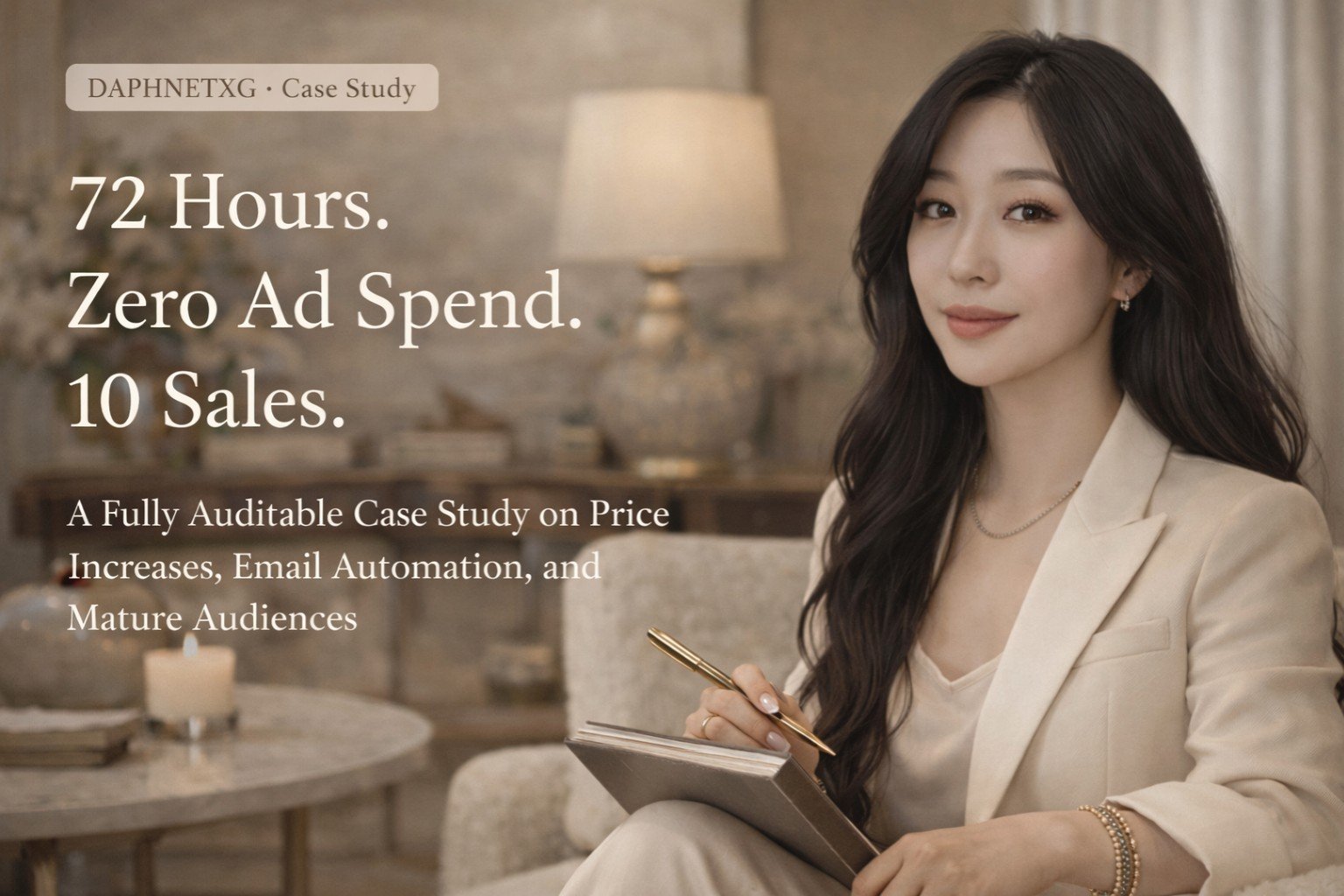 72 Hours. Zero Ad Spend. 10 Sales. An Auditable Email Automation Price Increase Case Study